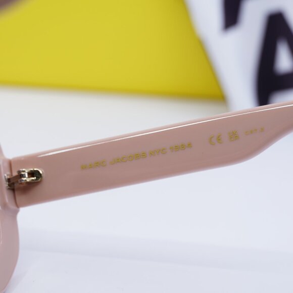 Marc Jacobs MARC 659/S 035J HA Round Sunglasses - Pink\Brown Gradient - Picture 7 of 10